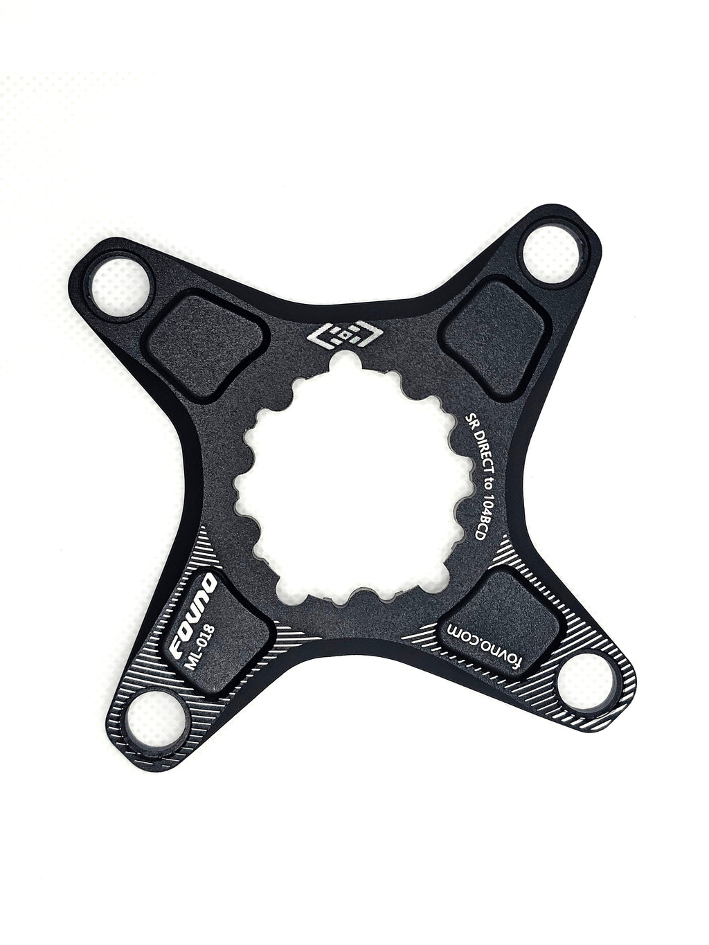 Black Chainring Spider Adapter