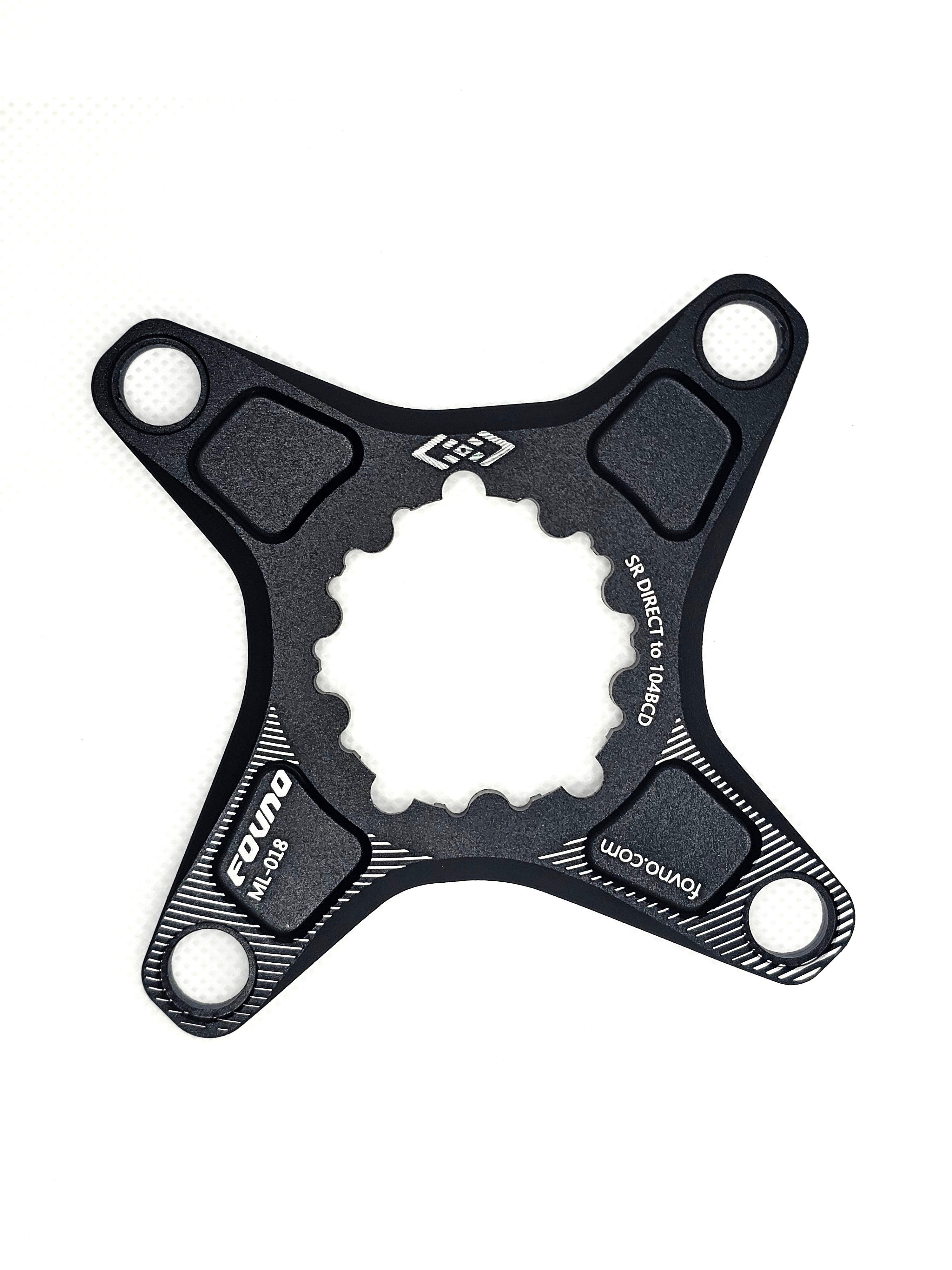 Black Chainring Spider Adapter